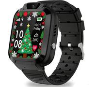 GPS Montre Connectée Enfant, IP68 Montre Connectée Fille avec GPS, SOS, Mode Classe, Téléphone Appel, Voix Chat, Jeux, Réveil, 10 Contacts, Clôture GEO, Smartwatch Fille Cadeau d'anniversaire Noël