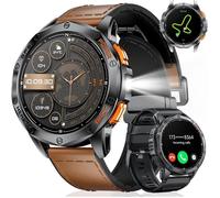 Gps Montre Connectée Homme Avec 530Mah Batterie, Amoled 1,43"" Montre Intelnte Avec Appel Moniteur De Sommeil De Fréquence C[MON124]