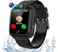 Gps Montre Enfants,Montre Intelligente Enfant Lbs Fille Garçon Téléphone Sos Voice Chat Appel Réciproque Écran Tactile Étanche Étudiants, Enfant Jouets Éducatifs 4-12ys[Z1613]