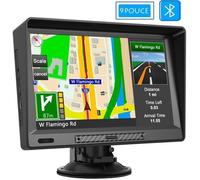 GPS Navigateur 9 pouces pour Voitures et Camions, avec Pare-soleil et Bluetooth, Mises à jour de la carte Europe à Vie