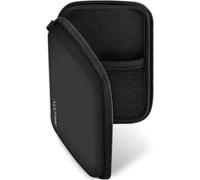 GPS Navigation Case-Up to 4.3"" & 5"" (14.5 x 9.5 x 3.2 cm)-Rugged and Shock Resistant-2 Interior Compartments-Black