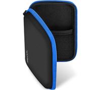 GPS Navigation Case-Up to 4.3"" & 5"" (14.5 x 9.5 x 3.2 cm)-Rugged and Shock Resistant-2 Interior Compartments-Blue