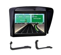 GPS Navigation Sun Shade - Universal 5-inch Flexible Extender Cover, ABS Black Material, 125x85x35mm Size, Car Navigation Visor Extender Compatible with All 5-inch GPS Navigators, Anti-Glare