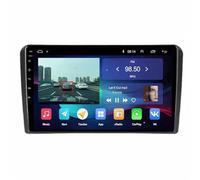GPS Poids Lourd pour Audi A3 2 8P 2003-2013 GPS pour Poids Lourds Radio de Voiture sans Fil Android Car Bluetooth Dab WiFi 4G Mirror Link Entrée Caméra Arrière Avant FM, 8 Nuclear 6G+128G