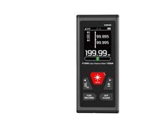 GPS Portable, Compteur de superficie terrestre Double Distancemètre Mesure Bidirectionnelle Télémètre De Niveau Électronique Règle À Bande(Red Laser 100M)