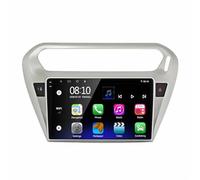 GPS pour Camping pour Peugeot 301 Citroen Elysee 2013-2018 Navigateur de Voiture à Écran Tactile Navigation Hors Ligne, Mises à Jour Gratuites, Voix Réelles, Alerte, 4 Nuclear 1G+16G