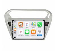 GPS pour Camping pour Peugeot 301 per Citroen C-Elysee CElysee 2012-2016 Navigateur de Voiture à Écran Tactile Navigation Hors Ligne, Mises à Jour Gratuites, Voix Réelles, Alerte, 8 Nuclear 4G+64G