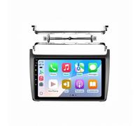 GPS pour Camping pour Volkswagen Polo 2011-2016 Navigateur GPS, Édition Navigation Hors Ligne, Mises à Jour Gratuites, Voix Réelles, Alerte Vitesse &, 4 Nuclear 4G+64G