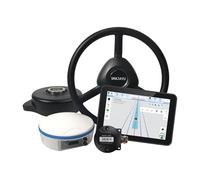 GPS pour tracteur JY305 Plus, système de pilotage automatique avec précision de 2,5 cm via base RTK SMA26 ou CORS, 10 cm via connexion PPP, lignes AB en modes droit, demi-tour et cercles concentriques