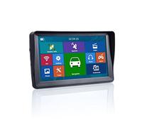 GPS pour Voiture, 7" Haute définition Auto GPS La Navigation 8G + RAM128-256MB + Bluetooth -AV-in + Dernière Carte de l'europe + Navigateurs Camion(256MBbluetooth)