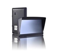 GPS pour Voiture, Écran capacitif 800 * 480 Capacité 8G256MB + Bluetooth Pare-Soleil Avin Navitel Europe Map Sat Nav Truck GPS Navigateur(8G256MBSunshadeBT)