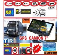 GPS ROCKSTARS 7 Pouces HD POIDS LOURD CAMION Bus Camping Car 2023 Europe CARTE A Vie