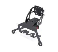 GPS Support De Navigation pour Moto pour X-MAX300 2017-2022 Kit Fixation pour Téléphone Portable, GPS Et Plaque Avant D'extension Support(Noir 1)