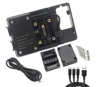 GPS Support Moto Support De Navigation GPS Et Chargeur USB Téléphone Portable, Compatible avec pour XT1200Z Super Tenere Tenere 700 Rally T7 Rally 2022 2021 2020(A)