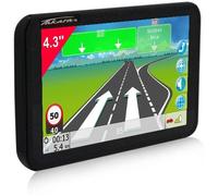 GPS Takara Navigateur GPS portable Noir écran 4.3’’ carte Europe à vie