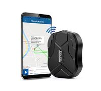 GPS Traceur Voiture,Traceur GPS Voiture sans Abonnement,Tracker GPS Étanche avec Aimant Puissant Suivez Les Véhicules en Temps Réel Localisateur avec Alarme Intelligente Geo-Fence TK905-5000mAh