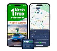 GPS Tracker by Myloc8 - Universal GPS Tracker for Vehicles, Kids, and Luggage, Car Tracking Device, 4G LTE, Real-Time Updates for Trucks, Trailers, Bikes, Hidden with Magnet, Subscription Required