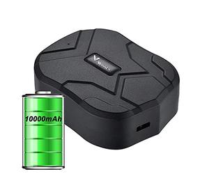 GPS Tracker Étanche Temps Réel Espion Professionnel Anti-Perdu Alarme APP Gratuite GPS Tracker pour Voiture Moto Navire Flotte 150 Jours en Veille