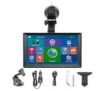 GPS, Vehicle Navigation Unit, Smart Device with Touchscreen Maps Display, Driving Equipment for Long Trip, RV, Road Travel, Women, Men, Dashboard Accessory, Route Guidance Tool