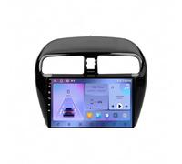 GPS Voiture Navigation pour Mitsubishi Mirage Attrage 2012-2018 HD Écran Tactile Navigation Hors Ligne, Mises à Jour Gratuites, Voix Réelles, Alerte Vitesse & Poi, 4 Nuclear 2G+32G