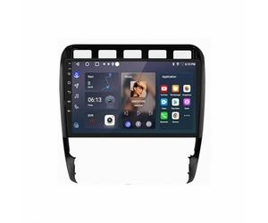 GPS Voiture Navigation pour Porsche Cayenne 1 2002-2010 HD Écran Tactile avec Bluetooth Navigation Europe, Alerte de Vitesse, Guidage Vocal, Auto, 4 Nuclear 1G+32G
