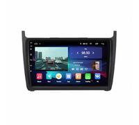 GPS Voiture Navigation pour VW Volkswagen Polo 5 2008-2017 HD Écran Tactile avec Bluetooth Navigation Europe, Alerte de Vitesse, Guidage Vocal, Auto, 8 Nuclear 8G+256G