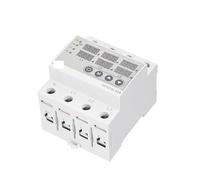 GPS8-03 Din Rail 3 Phase Adjustable Voltage Relay Over Under Voltage Monitor with Current Protection 63A 80V-400V RUAJOGYNVM(GPS8-03-U-63A)