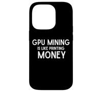 GPU Mining is Like Printing Free Money with Crypto Gaming PC Coque pour iPhone 14 Pro