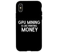 GPU Mining is Like Printing Free Money with Crypto Gaming PC Coque pour iPhone X/XS