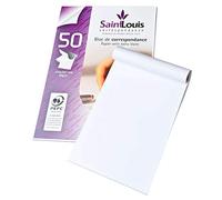 GPV - 1 Bloc de correspondance - Format A4 (210x297 mm), sans fenêtre, qualité papier blanc : 90 g/m2 - Certifié PEFC