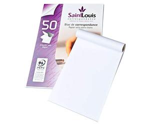 GPV - 1 Bloc de correspondance - Format A4 (210x297 mm), sans fenêtre, qualité papier blanc : 90 g/m2 - Certifié PEFC