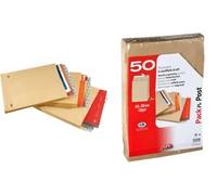 GPV 28760 Pochette 280x365mm 2 6 120g Soufflet 30mm Anti-éclatement Lot de 50 Kraft