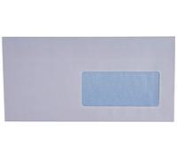 GPV - Boite de 500 Enveloppes - Format DL (110x220 mm), fenêtre de 45x100 mm, qualité papier blanc : 80 g/m2 - Certifié PEFC