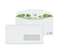 Gpv Boite De 1000 Enveloppes Patte Trapèze Blanches C6/C5 115x229 80 G/M² Fenêtre 35x100
