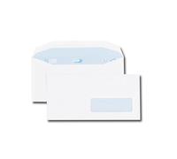 Gpv Boite De 1000 Enveloppes Patte Trapèze Blanches Da 115x225 80 G