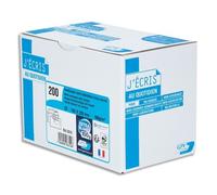 GPV Boîte de 200 enveloppes C5 162x229mm fenêtre 45x100mm 100g Blanches auto-adhésives PEFC