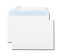 GPV Boîte de 250 enveloppes 229 x 324 mm blanches 100g Qualité+ auto-adhésives