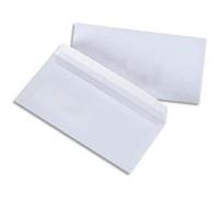 Gpv boîte de 500 enveloppes blanches auto-adhésives 80g format dl 110x220mm 23402 G