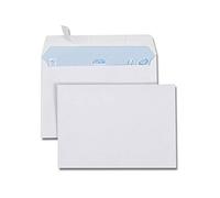GPV Boîte de 500 enveloppes blanches C6 114x162 80g/m² bande de protection