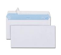 Gpv Boîte De 500 Enveloppes Blanches Dl 110x 220 80g/M² Bande De Protection