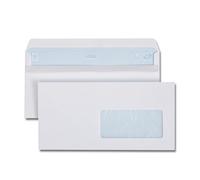 Gpv Boîte De 500 Enveloppes Blanches Dl 110x 220 80g/M² Fenêtre 45x100 Autocollantes