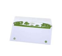 Gpv Boite De 500 Enveloppes Extra Blanches 100% Recyclées C5 162x229 90 G/M² Fenêtre 45x100 Bande De Protection