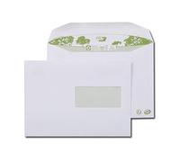 Gpv Boite De 500 Enveloppes Patte Trapèze Blanches C5 162x229 80 G/M² Fenêtre 45x100