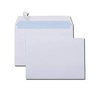 Boîte de 500 enveloppes Blanches 80g C5 162x229 mm auto-adhésives