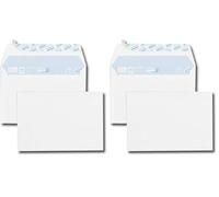 GPV - Boite de 500 Enveloppes - Format C6 (114x162 mm), sans fenêtre, qualité papier blanc : 80 g/m2 - Certifié PEFC & NF316 (Lot de 2)