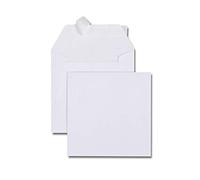GPV - Boite de 500 Enveloppes - Format Carré (150x150 mm), sans fenêtre, qualité papier blanc : 120 g/m2