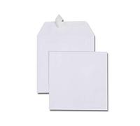 GPV - Boite de 500 Enveloppes - Format Carré (170x170 mm), sans fenêtre, qualité papier blanc : 120 g/m2
