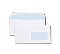GPV - Boite de 500 Enveloppes - Format DL (110x220 mm), fenêtre de 45x100 mm, qualité papier blanc : 80 g/m2 - Certifié PEFC & NF316
