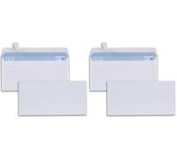 GPV - Boite de 500 Enveloppes - Format DL (110x220 mm), sans fenêtre, qualité papier blanc : 80 g/m2 - Certifié PEFC (Lot de 2)