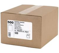 GPV - Boite de 500 Pochettes - Format C5 (162x229 mm), sans fenêtre, qualité papier blanc : 90 g/m2 - Certifié PEFC